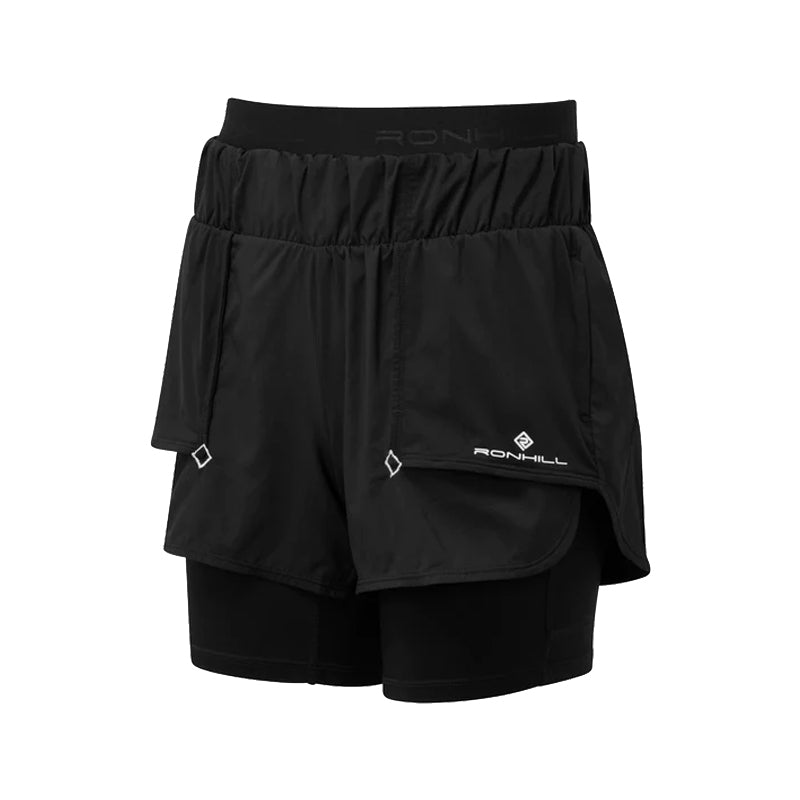Ronhill Tech Twin Women's Running Short - All Black