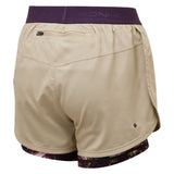 Ronhill Life Twin Women's Running Short - Latte/Nightshade Mountain