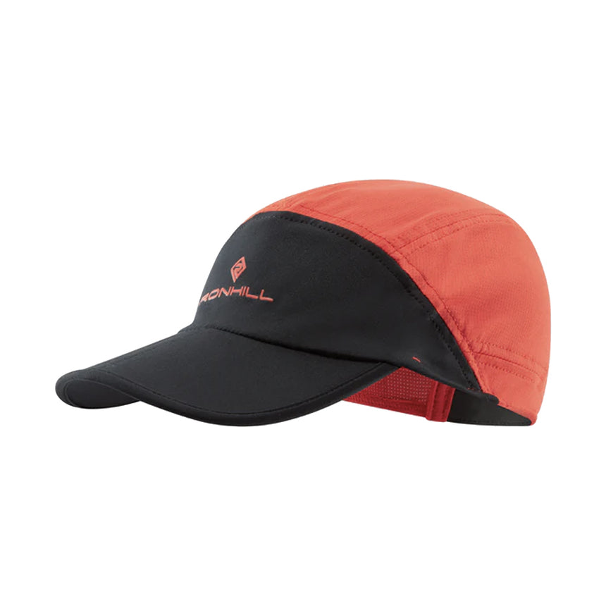 Ronhill Air-Lite Split Cap - Black/Flame