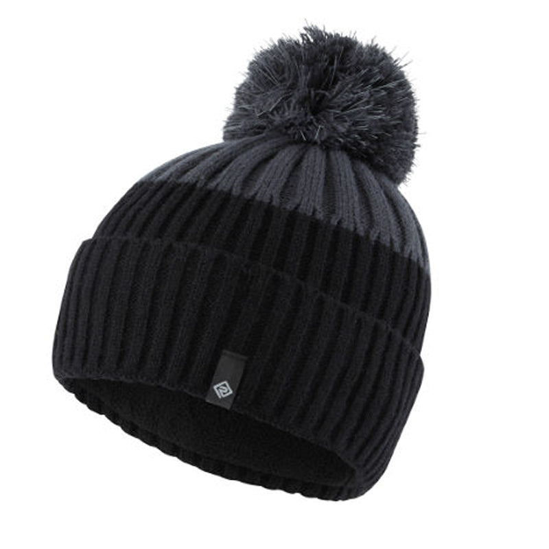 Ronhill Bobble Hat - Black/Charcoal