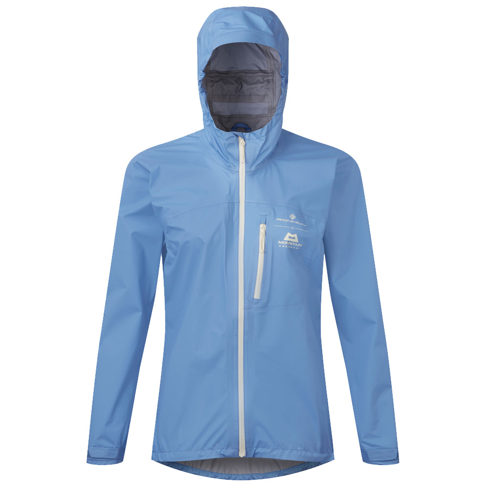 Ronhill Tech Gore-Tex® Mercurial Women's Running Jacket - Lake Blue/Vanilla