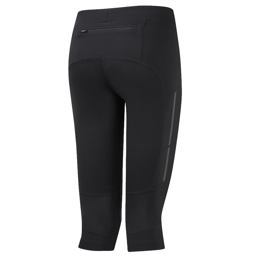 Ronhill Tech Revive Stretch Women's Running Capri - All Black