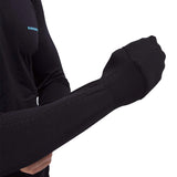 Runderwear Men's Long Sleeve Base Layer- Black