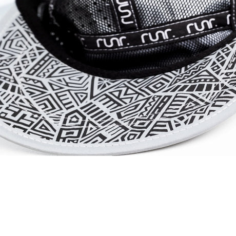 Runr Lumos Reflective Tech Cap Front Cap Detail