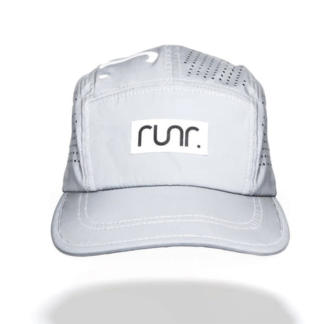Runr Lumos Reflective Tech Cap Front Non Flash