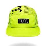 Runr Lumos Reflective Technical Running Hat  - Fluo Yellow/Reflect