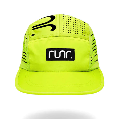 Runr Lumos Reflective Tech Cap Yellow Front