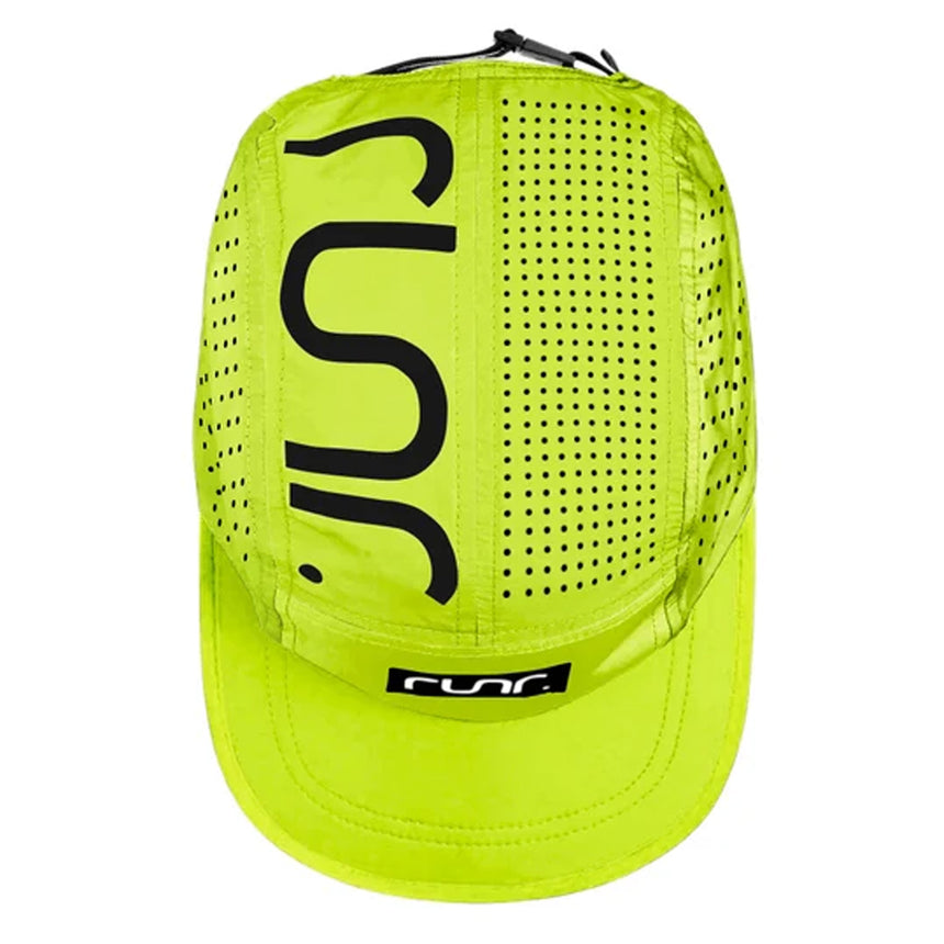 Runr Lumos Reflective Technical Running Hat  - Fluo Yellow/Reflect