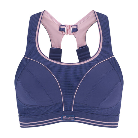 SA Champion Ultimate Sports Bra Deep Colbalt Blue front2