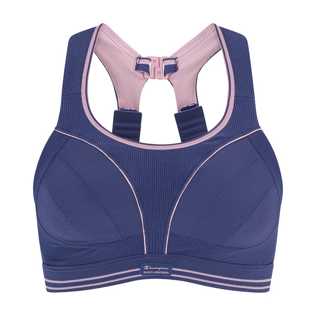 SA Champion Ultimate Sports Bra Deep Colbalt Blue front2
