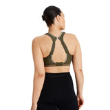 SA Champion Ultimate Sports Bra Olive Model Back2