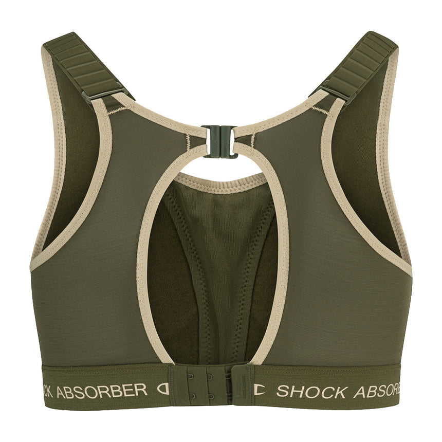 SA Champion Ultimate Sports Padded Bra Olive Back2