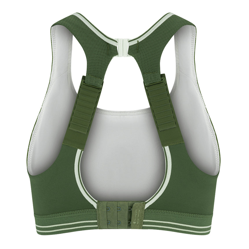 Shock Absorber Ultimate Run Sports Bra - Bronze Green/Murmur Trims
