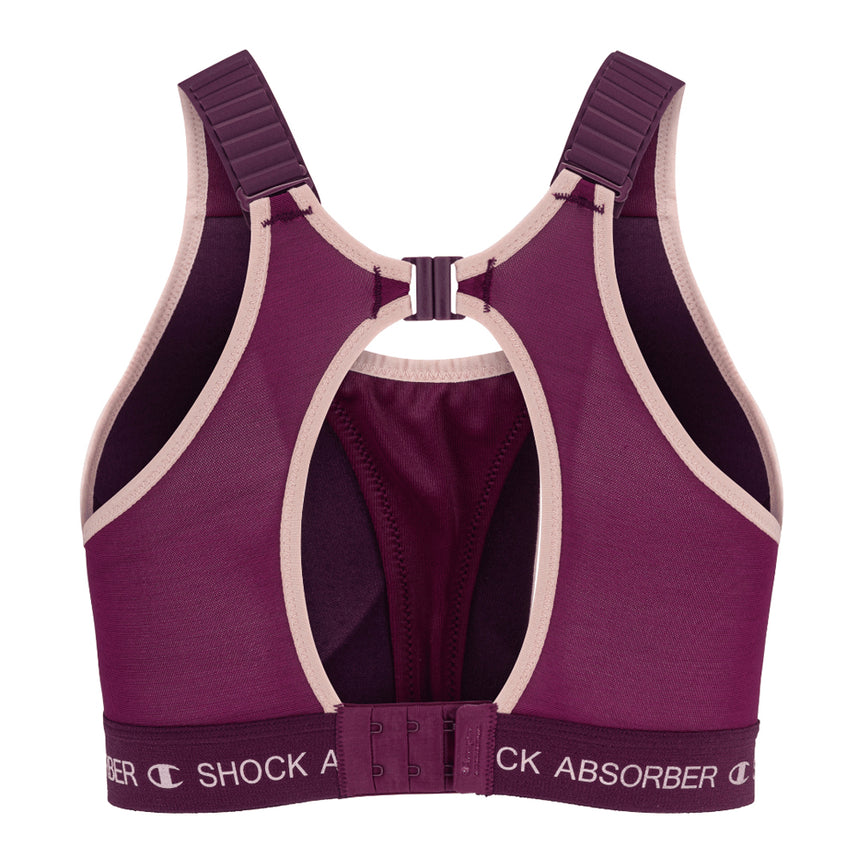 Shock Absorber Ultimate Run Padded Sports Bra - Dark Purple/Zephyr