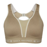 Shock Absorber Ultimate Run Padded Sports Bra - Sand Pepper Khaki