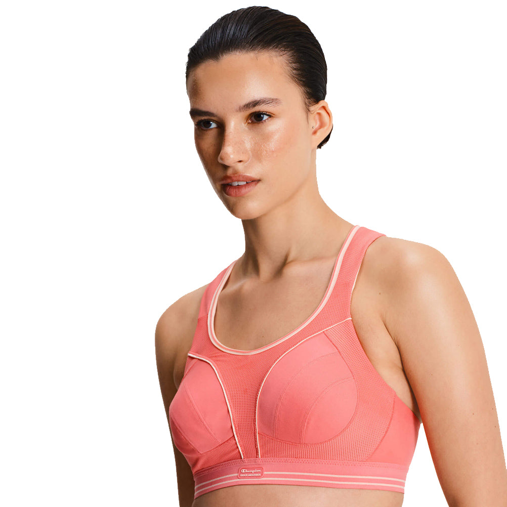 Shock Absorber Ultimate Run Sports Bra - Coral