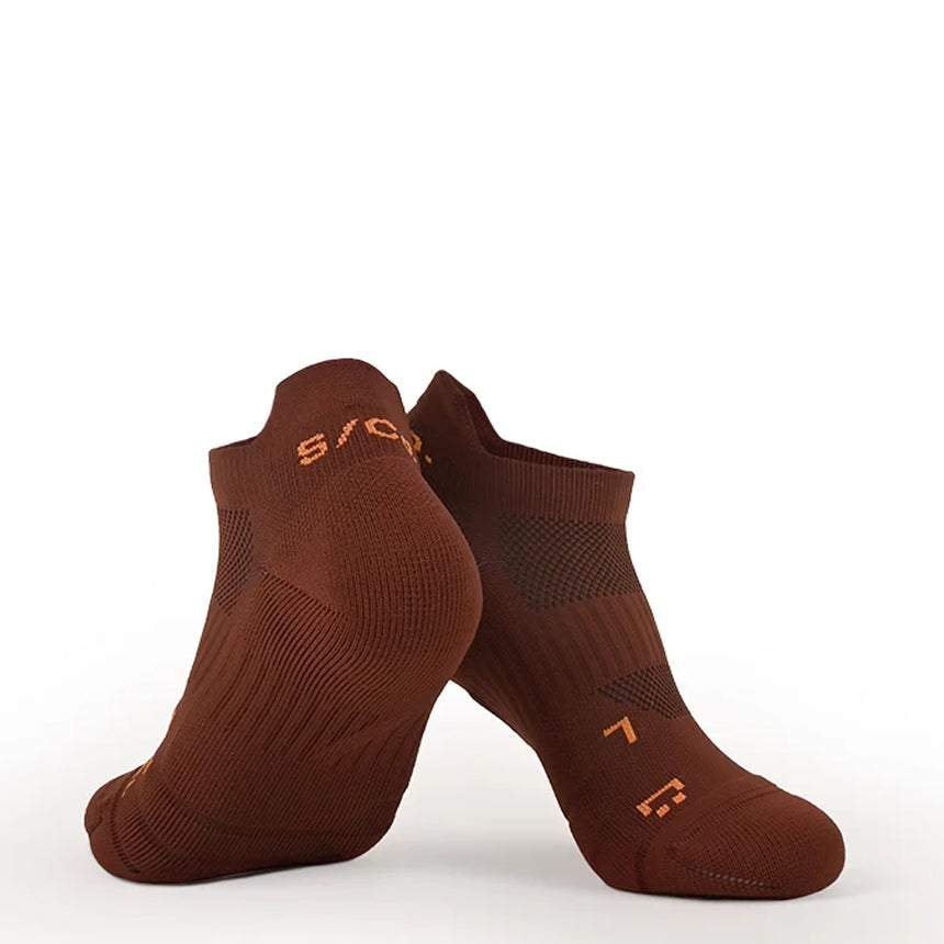 S/Co Ankle Running Socks - Choco Orange