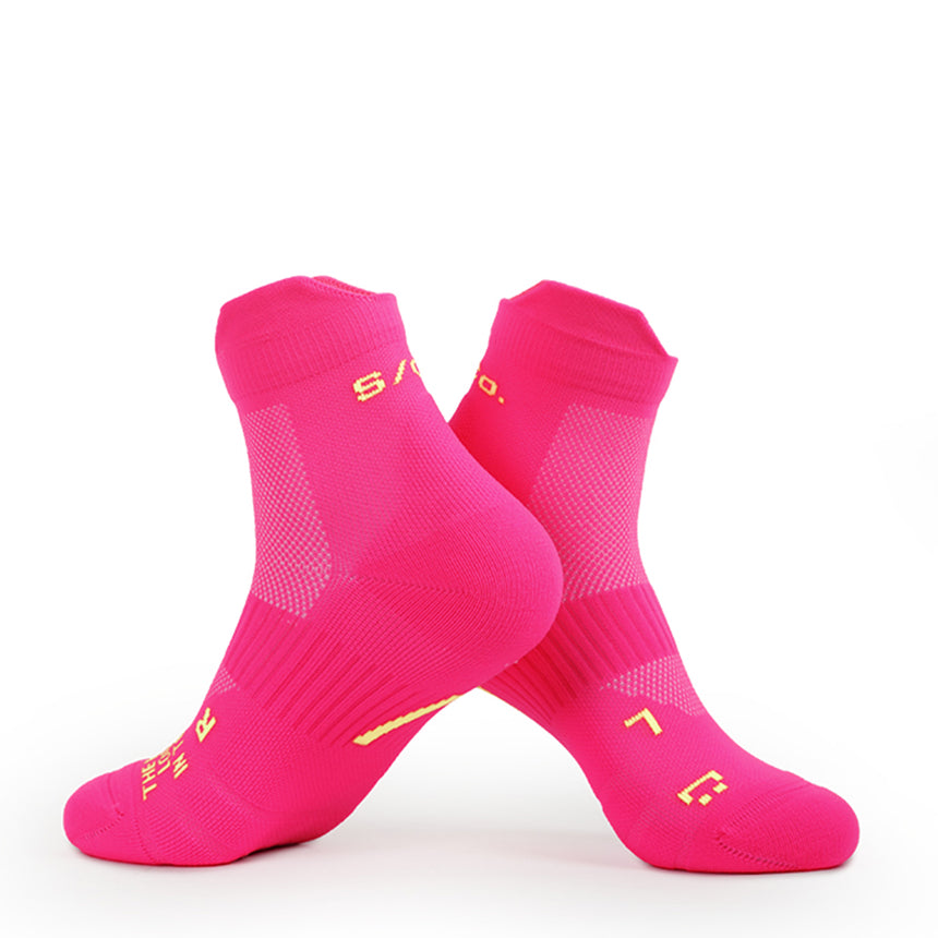 S/Co Casual Running Socks - Flash Pink
