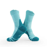S/Co Crew Running Socks - Aqua Breeze
