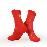 S/Co Crew Running Socks - Crimson Orange