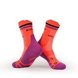 S/Co Crew Running Socks - Hot Rally