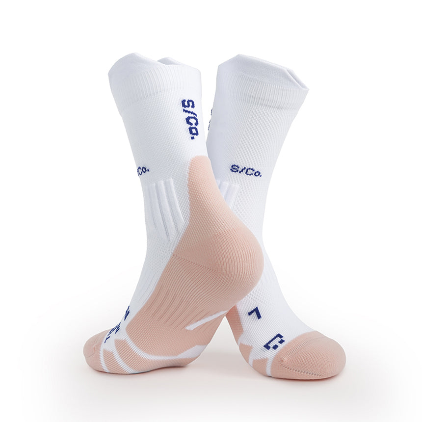S/Co Crew Running Socks - Peach Drift