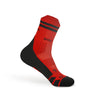 S/Co Crew Running Socks -  Red Black Strike