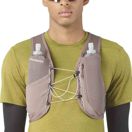 Salomon GRVL Skin 4 Set Iron Silver-Cloud LC2854800 Model Front