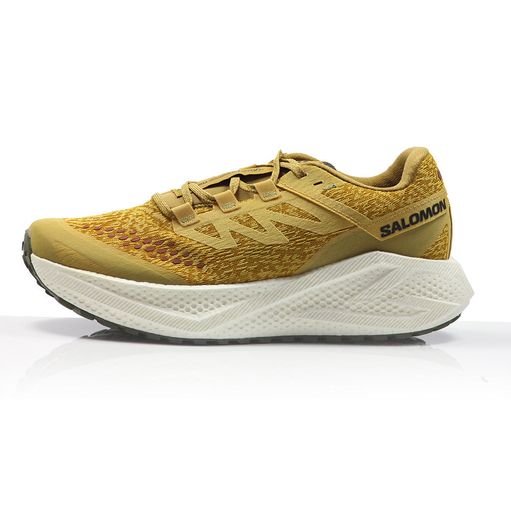 Salomon Aero Glide 3 Grvl Men's Running Shoe - Spicy Mustard/Vanilla Ice/Deep Lichen Green