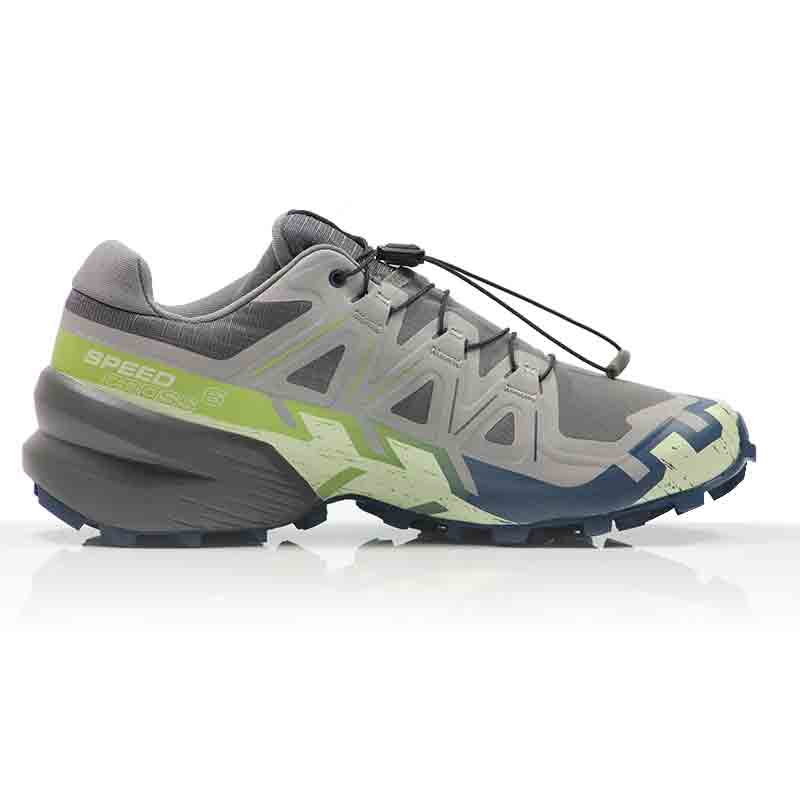 Salomon Speedcross 6 Men's Trail Shoe - Castlerock/Lime Cream/Poseidon