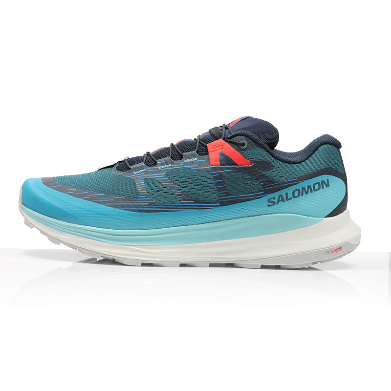 Salomon Ultra Glide 2 2E Wide Fit Men's Trail Shoe - Atlantic Deep/Blue Radiance/Fiery Red