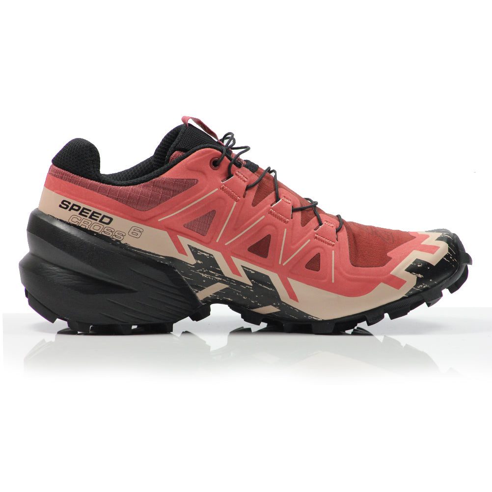 Salomon Speedcross 6 Women's Trail Shoe - Cow Hide/Black/English Rose