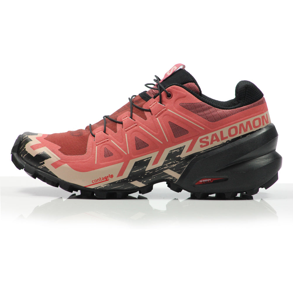 Salomon Speedcross 6 Women's Trail Shoe - Cow Hide/Black/English Rose