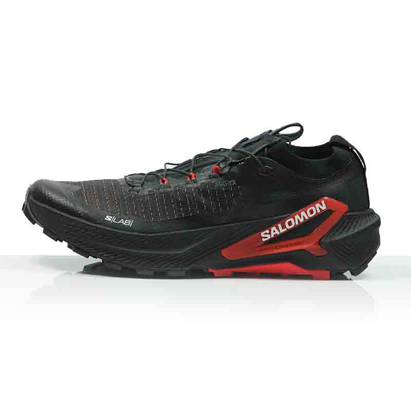 Salomon S/LAB Genesis 2 Mens Trail Shoe - Black/Black/Fiery Red