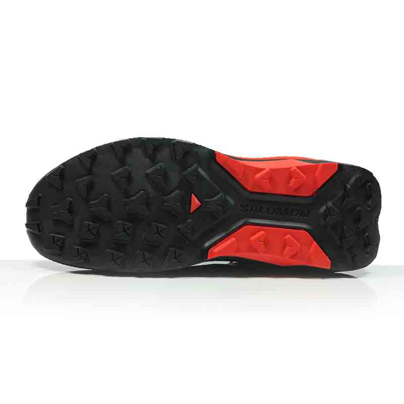 Salomon S/LAB Genesis 2 Mens Trail Shoe - Black/Black/Fiery Red