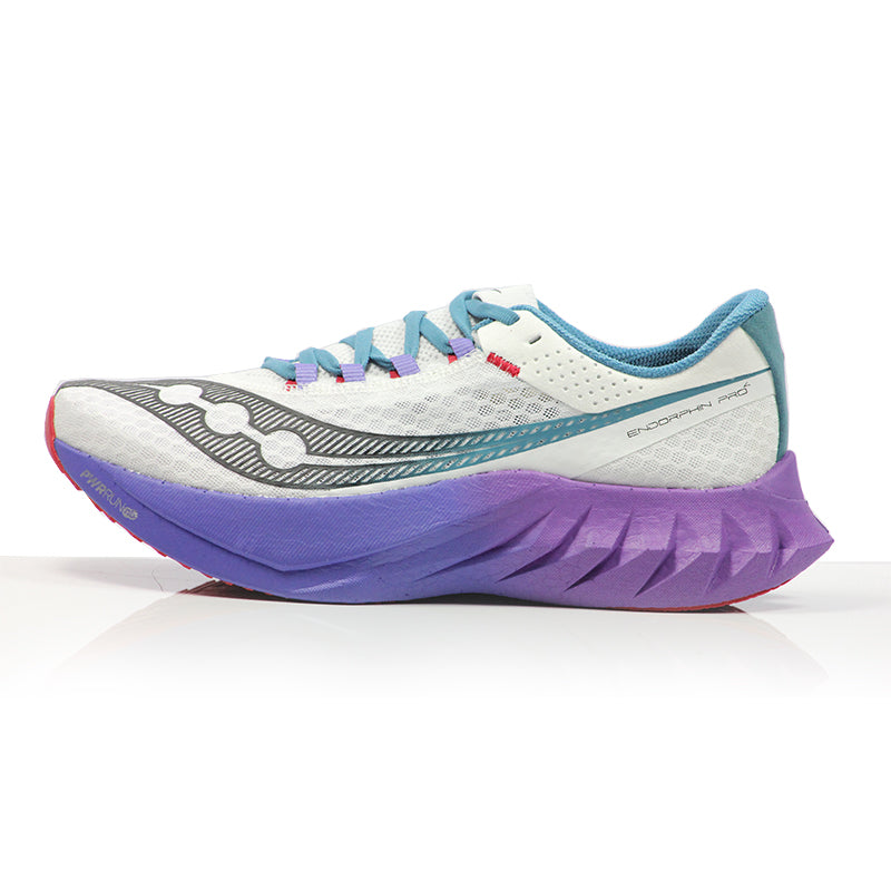 Saucony Endorphin Pro 4 Men's Running Shoe -  White/Shadow