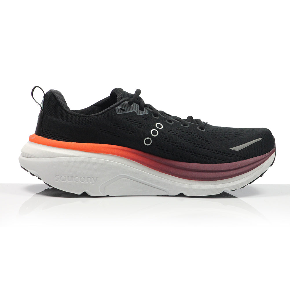 Saucony Hurricane 25 Men's Running Shoe - Black/Crimson