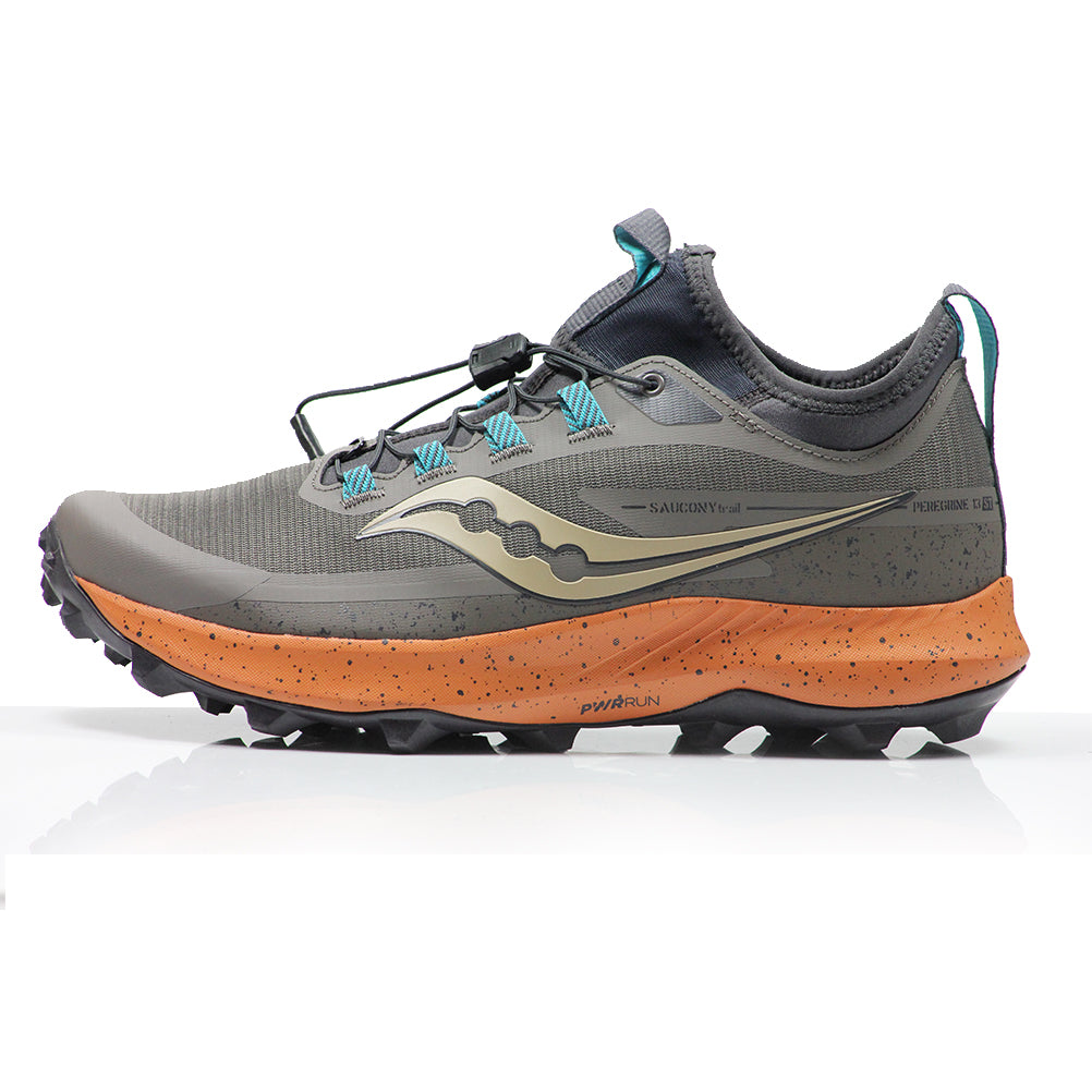 Saucony Peregrine 13 ST Men's Trail Shoe - Umber/Basalt