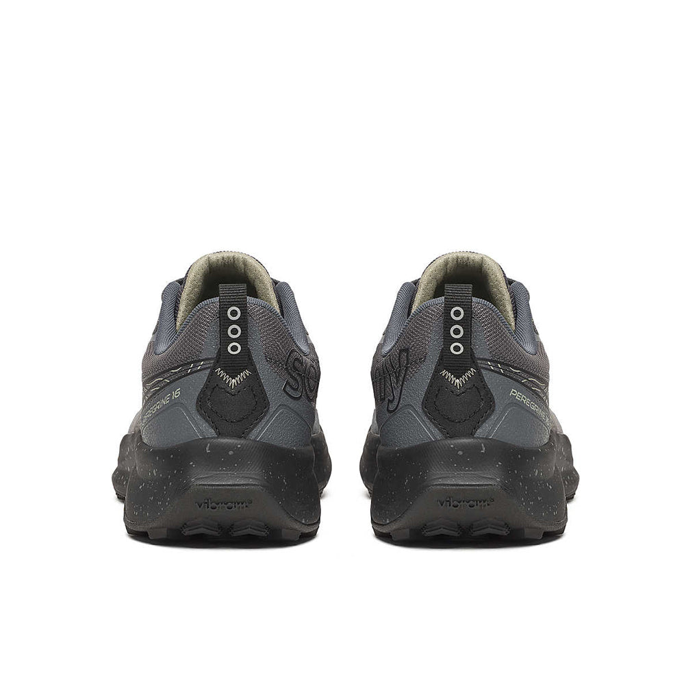 Saucony Peregrine 16 Men's Trail Shoe - Carbon/Black