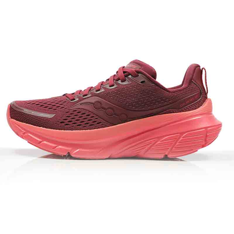 Saucony Guide 17 Women's Running Shoe - Currant/Cayenne