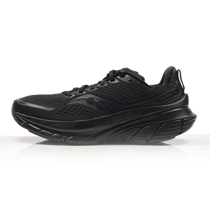 Saucony Guide 17 Men's Running Shoe - Black/Black