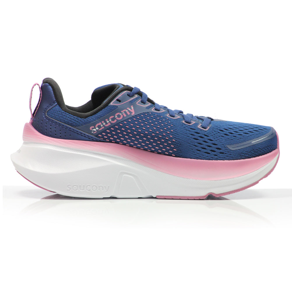 Saucony Guide 17 Women's Wide Fit Running Shoe - Navy/Orchid