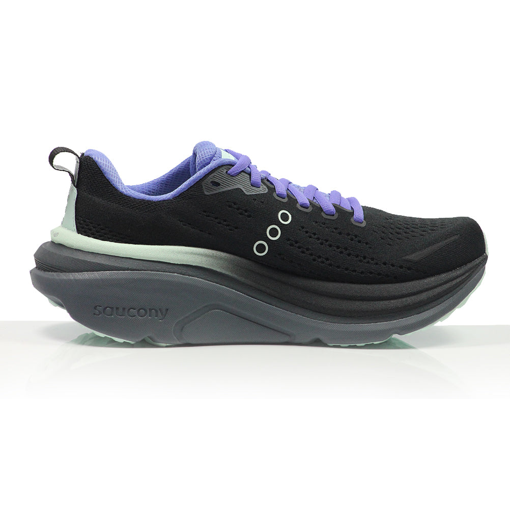 Saucony Hurricane 25 Women's Running Shoe - Black/Calm