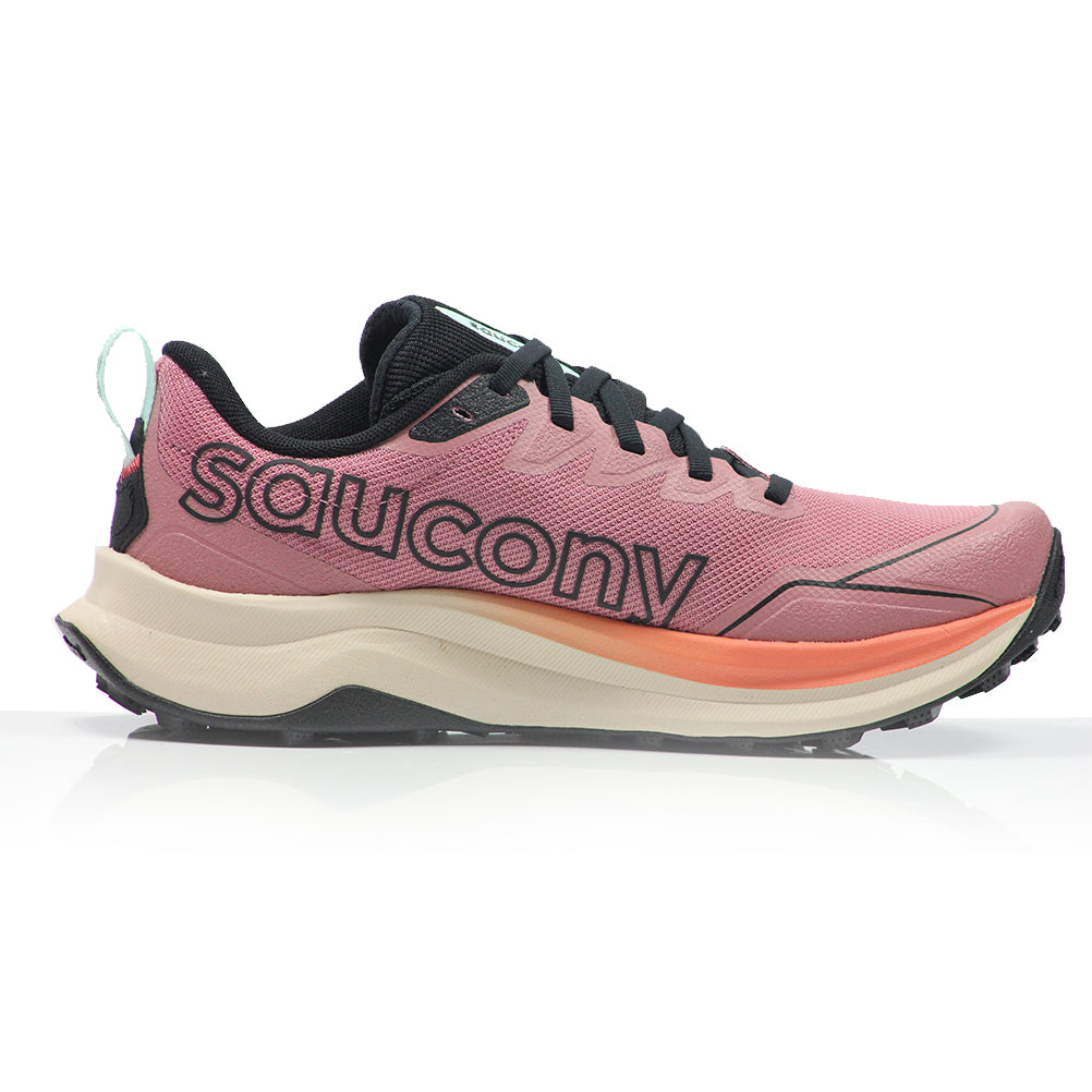 Saucony Peregrine 16 Women's Trail Shoe - Mauve/Salmon