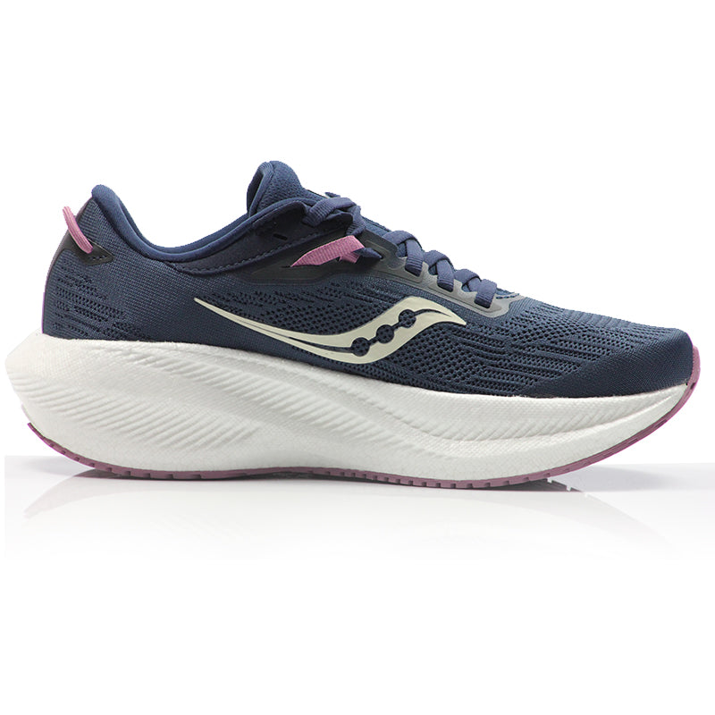 Saucony Triumph 21 Women's Running Shoe - Navy/Orchid