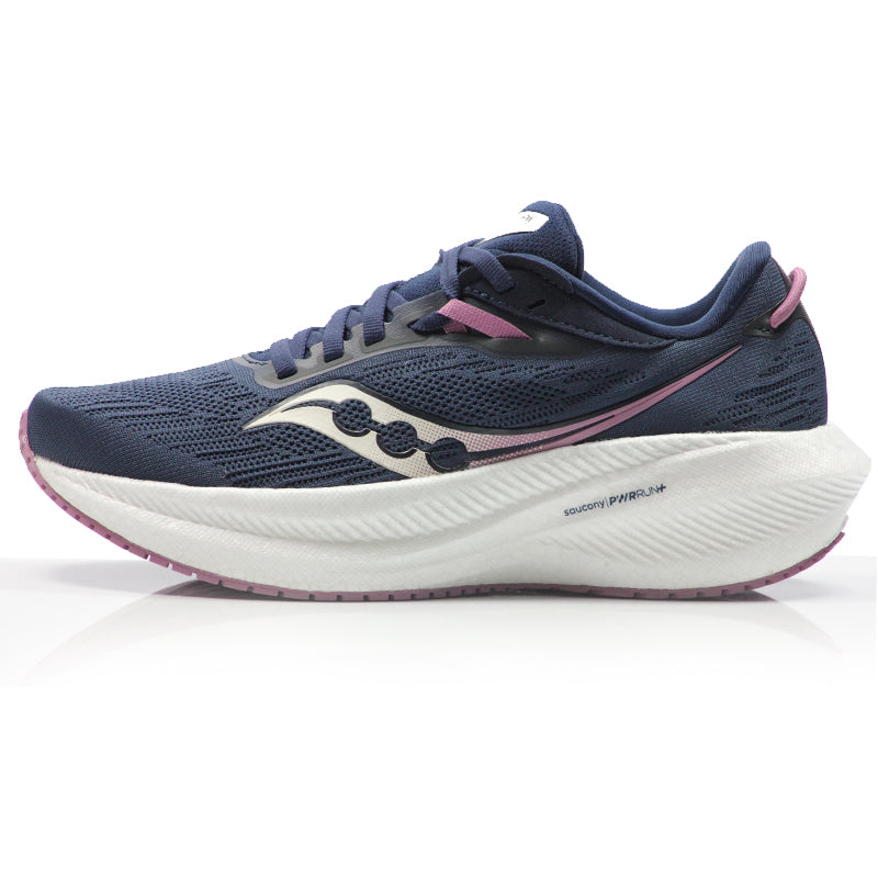 Saucony Triumph 21 Women's Running Shoe - Navy/Orchid