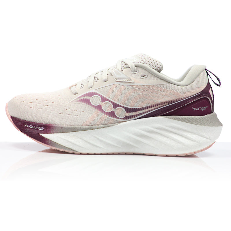 Saucony Triumph 22 Women's Running Shoe - Moon/Eggplant