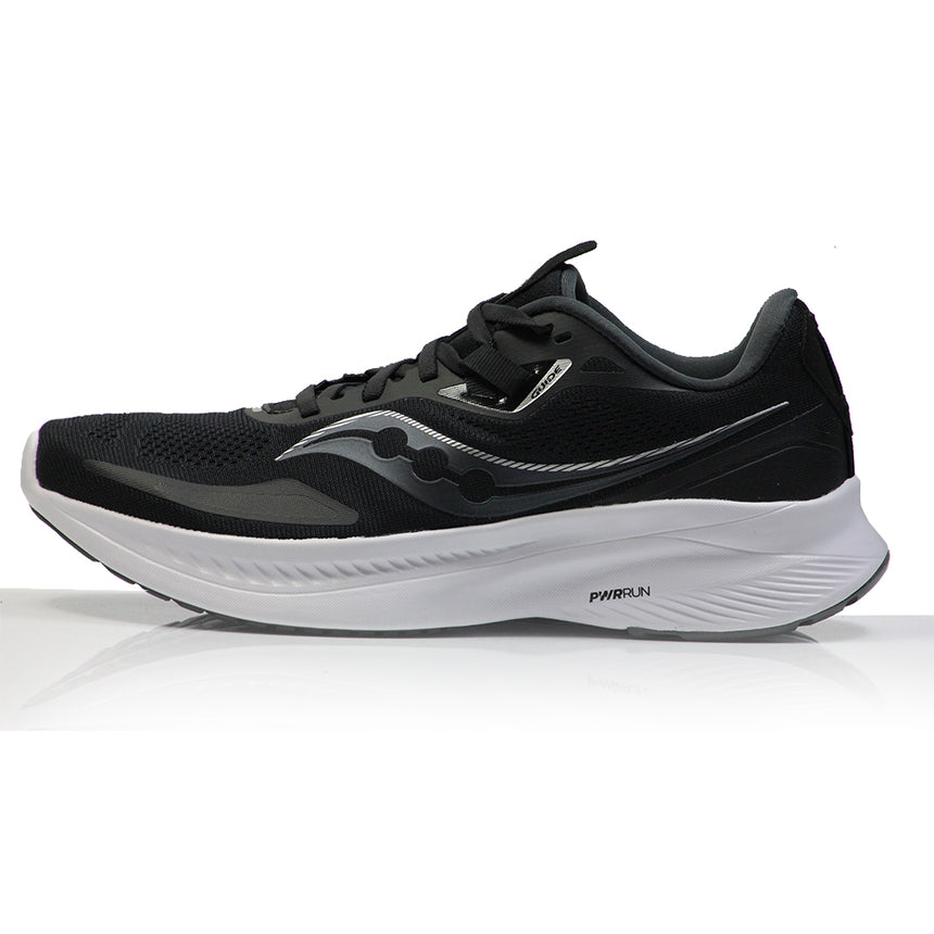 Saucony Guide 15 Men's Running Shoe - Black/White