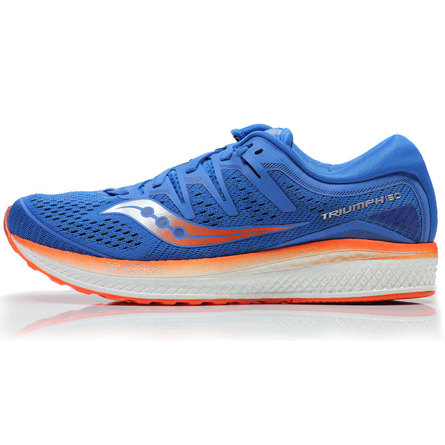 Saucony-mens-Triumph-ISO-5-blue-white-org-side