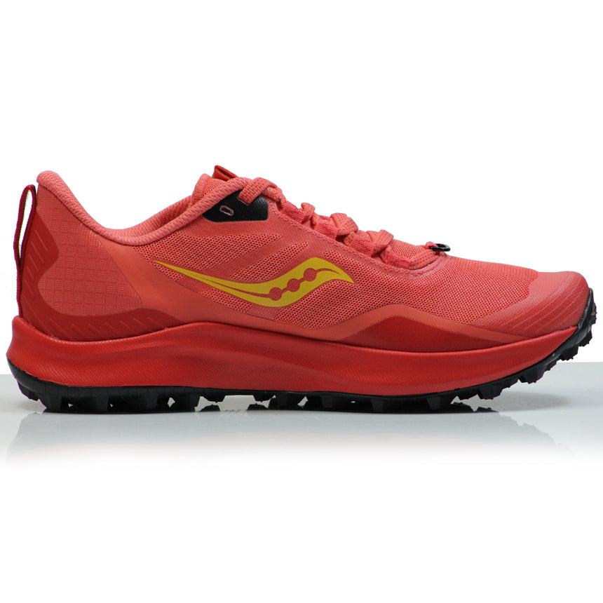 Saucony Peregrine 12 Women's Trail Shoe - Coral/Redrock